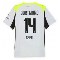 Stroje piłkarskie Borussia Dortmund Maximilian Beier #14 Koszulka Wyjazdowej 2025-26 Krótki Rękaw